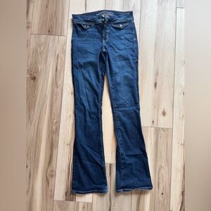 American Eagle Outfitters Dark Blue Flare Jeans